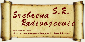 Srebrena Radivojčević vizit kartica